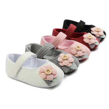 

Baby Girl Shoes Breathable Flower Design Anti-Slip Casual Sneakers Toddler Soft Soled Walking Shoes414