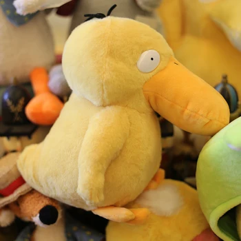 

2019 Movie Detective Pikachu Psyduck Mr.Mime Plush doll toys soft quality for Children gift