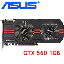 Видеокарта ASUS GTX 560 1GB 256Bit GDDR5, видеокарты для nVIDIA Geforce GTX560, используемые vga-карты прочнее, чем GTX 650 750