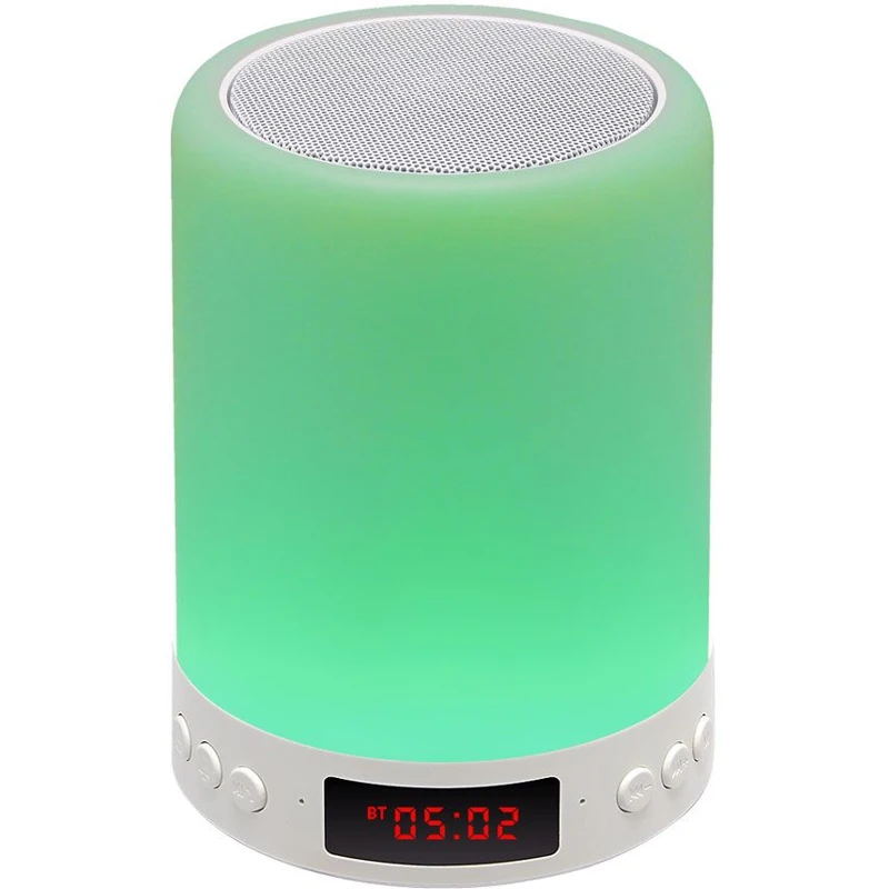 Колонка порт. Ginzzu GM-893W белый 5W 1.0 BT/3.5Jack 1800mAh