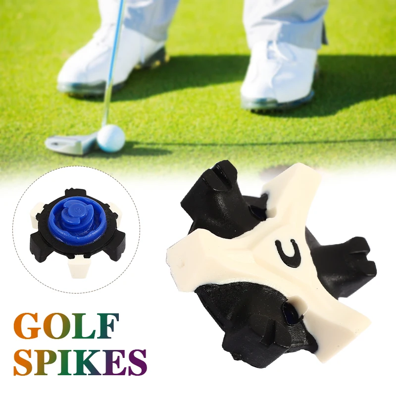 Golf Shoe Spikes Golf Accessories Football Practice Replace Rubber Tool DIY Anti Slip Lawn Golf Spikes Durable