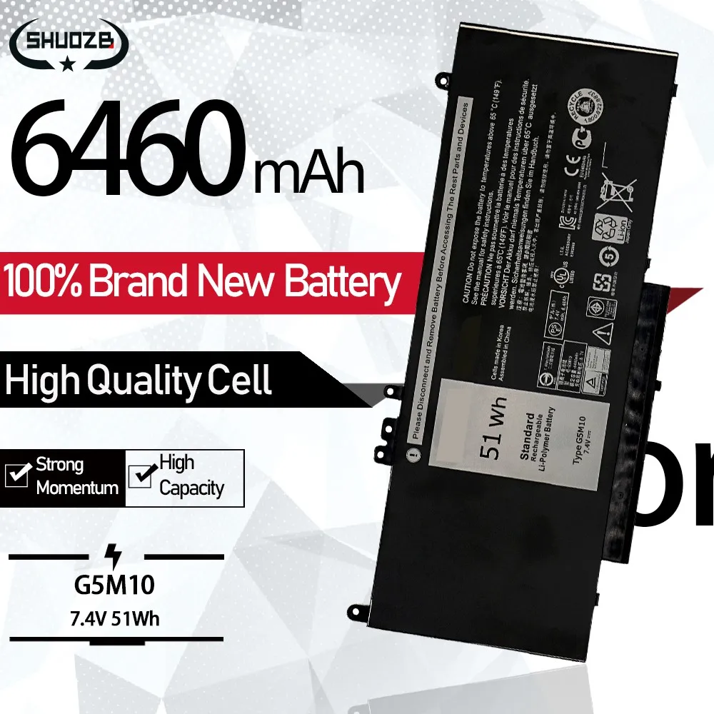 Новый аккумулятор G5M10 для ноутбука DELL Latitude E5450 E5250 E5550 E5470 E5570 серия 7V69Y TXF9M 79VRK 07V69Y 8V5GX