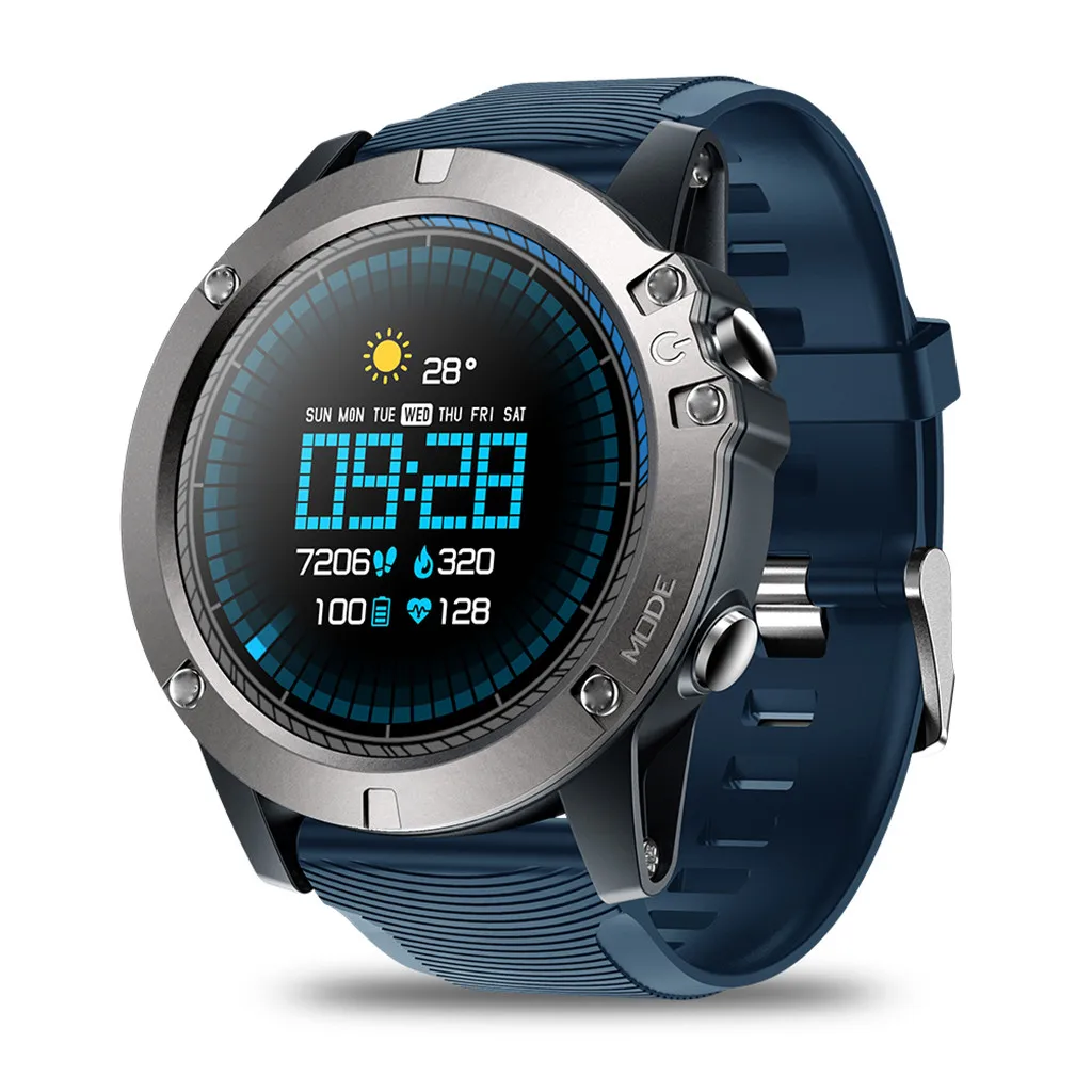 Наручные часы VIBE 3 PRO Smart Watch 1,3 дюймов Водонепроницаемый спортивный браслет mian iOS сердечного ритма 180 мАч дистанционного Камера 1,3 дюймов