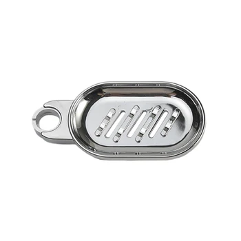 

22mm ABS Plastic Shower Rail Soap Dish Box Soap Holder Soap Pallet Shower Rod Holder for Bathroom Accessoriess