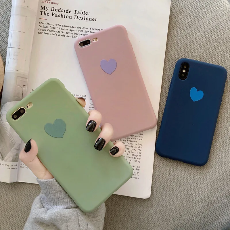 Силиконовые чехлы для телефонов iPhone 7 XR 11 Pro одноцветные Чехлы пар 6 6s 8 Plus X XS Max
