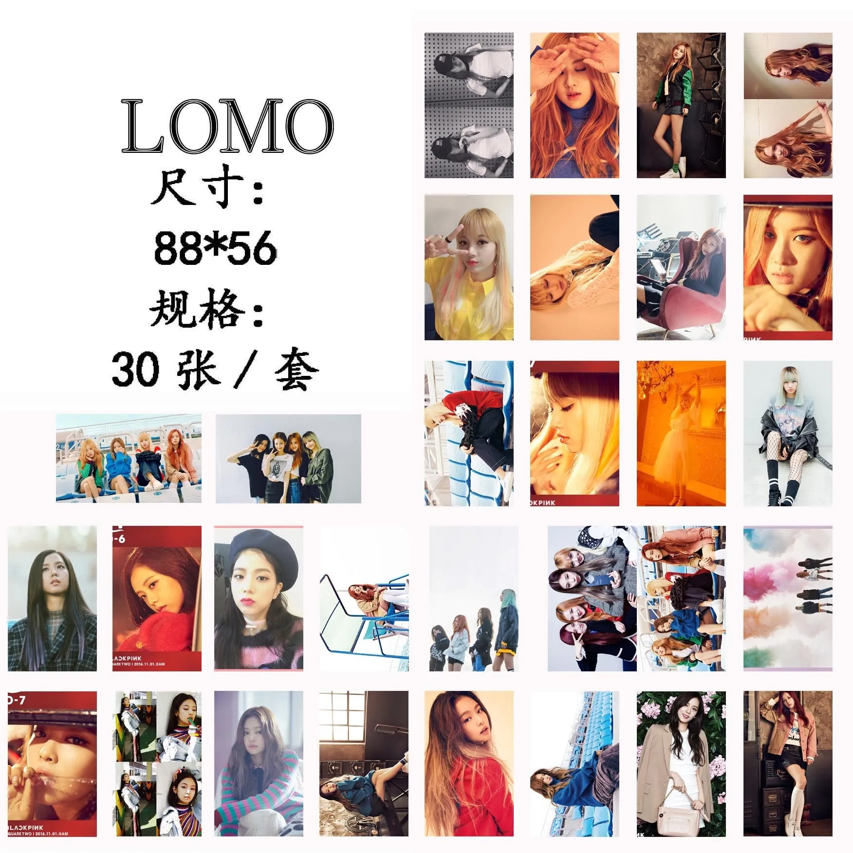 30 шт./компл. KPOP Blackpink Фотокарта убить любовь альбом Высокое качество HD фото ЛОМО карта Blackpink Kpop карты Лиза Дженни