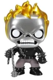 no retail box Marvel Ghost Rider фигурка с качающейся головой игрушки Коллекция модель игрушки куклы - Цвет: no retail box