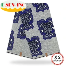 Анкара африканская вощеная ткань принтом 12 ярдов хлопок настоящий голландский воск Гана нигерийский стиль для шитья африканские платья одежда 33