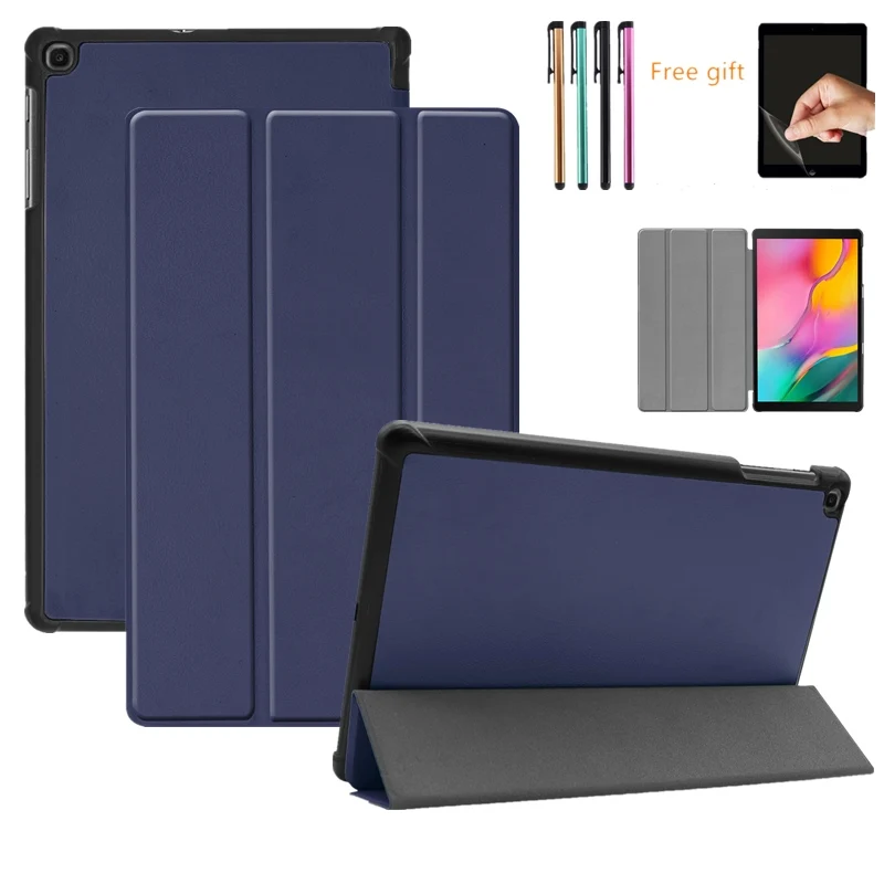 Case for Samsung Galaxy Tab A 2019 SM-T510 SM-T515 T510 T515 Tablet cover Stand 10.1'' tablet case+Pen+film | Компьютеры и