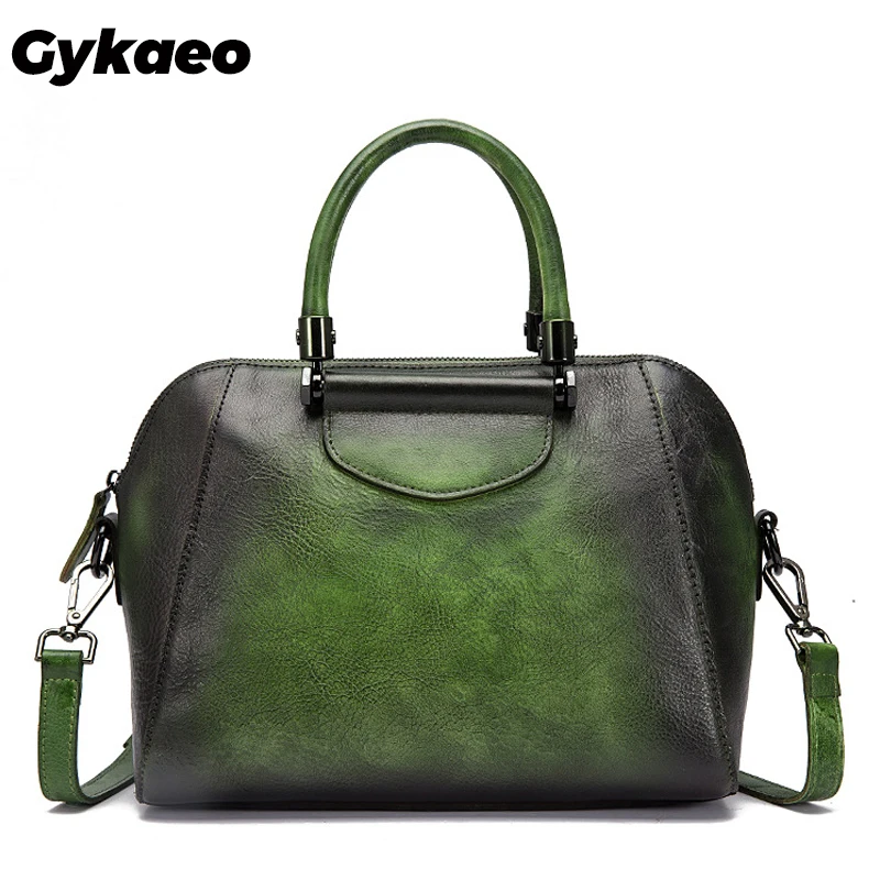Gykaeo, роскошные сумки, женские сумки, дизайнерские, натуральная кожа, сумка для девушек, Воловья кожа, Ретро стиль, сумка через плечо, сумка для основной женщины