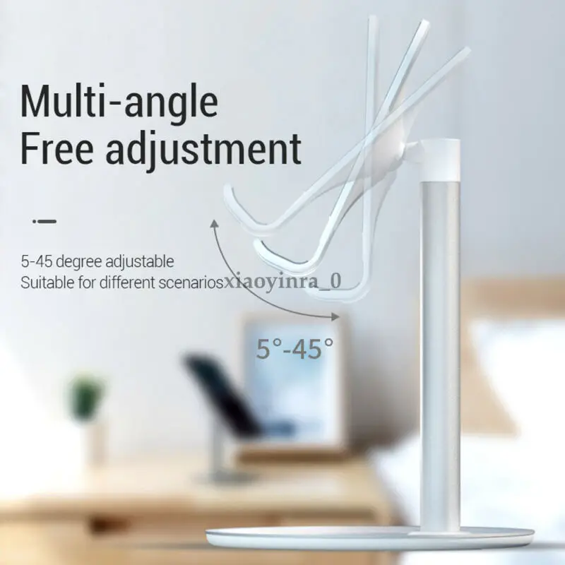 

Portable Aluminum Desk Desktop Phone Stand Holder For iPhone Tablet Cellphone