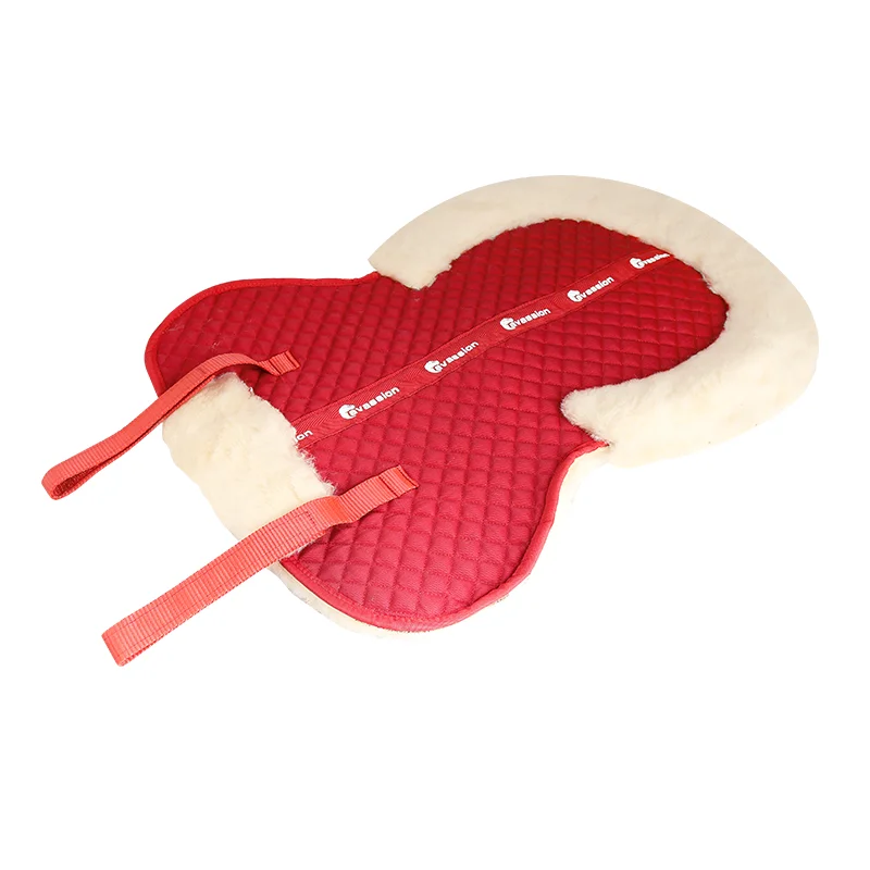 Cavassion-Soft Wool Half Saddle Pad, Horse Riding Saddlery