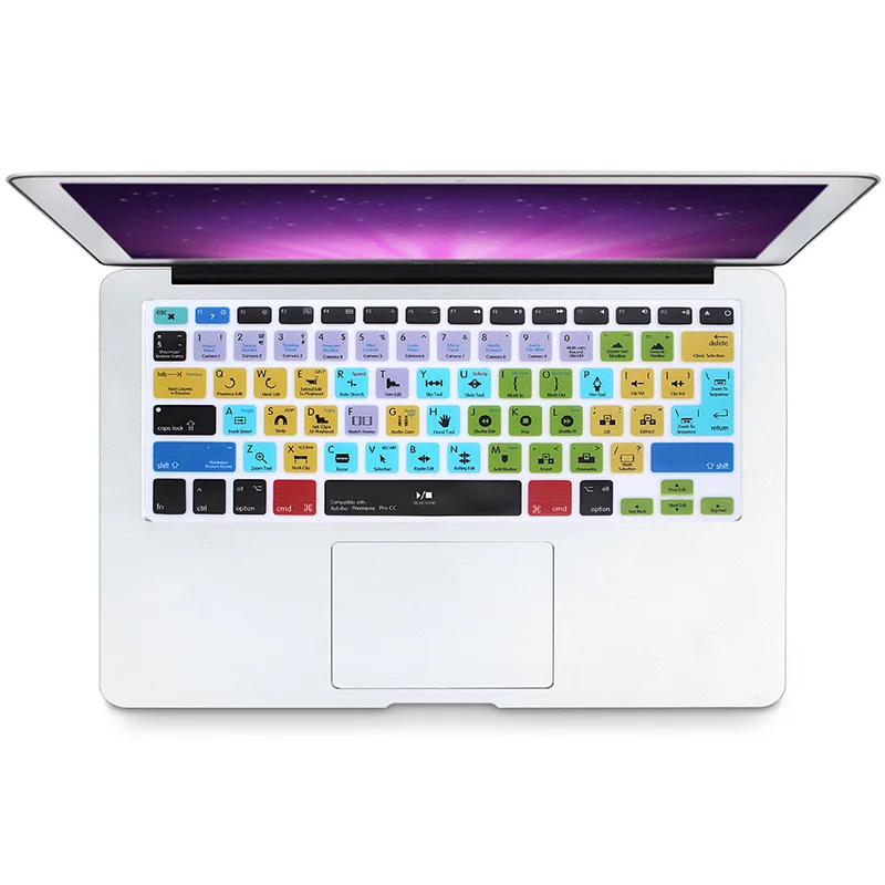 Чехол для клавиатуры силиконовый Macbook Air Pro 13 15 17|skin for macbook air|adobe premiereadobe premiere pro |