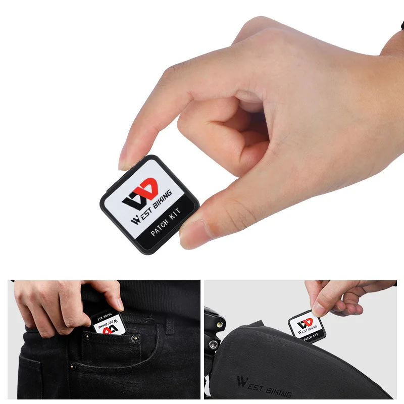 

Spare Tire Repair Patches Parts Black Soft Rubber WEST BIKING Road Tyre