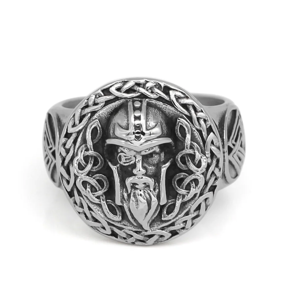 Gift for Men Hooded Men Viking Ring 925 Sterling Silver Gift for Ring