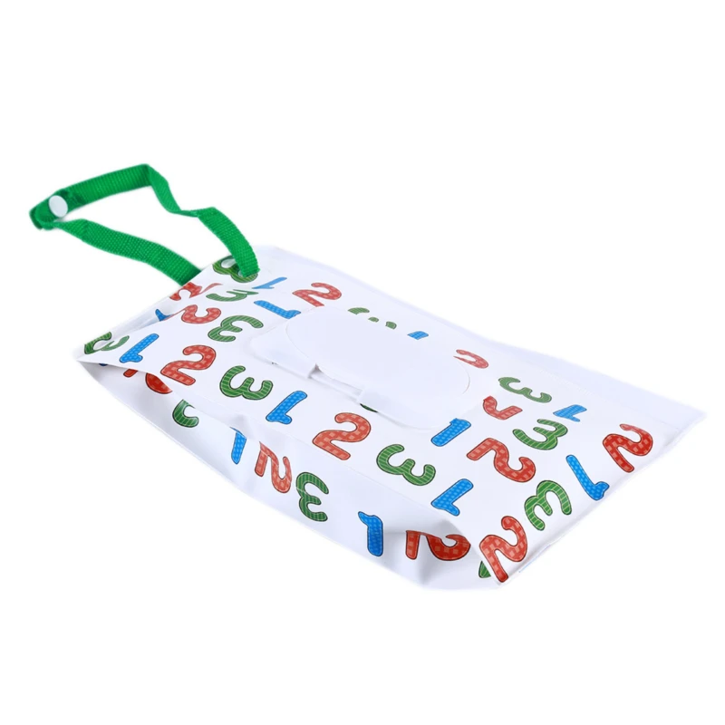 

Baby Wet Tissue CaseEco-Friendly Care Wet Wipe Box Cleaning Wipes Container Case Portable Wet Wipe Bag EVA Snap Strap Wipes Bag