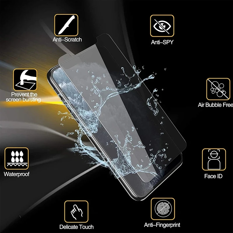 1-3PCS Anti Spy Glass For Samsung A51 A52 A32 A12 A50 A10 A72 A71 A70 A22 A20 A30 A40 A60 A80 A90 M30S Privacy Screen Protector phone screen cover Screen Protectors