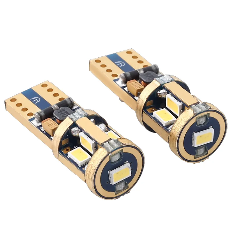 

2Pcs T10-9SMD3623 168/194/W5W Super Bright Car Reading Light Bulb Sign Night 180LM Door Open Warning Light Car Signal Light