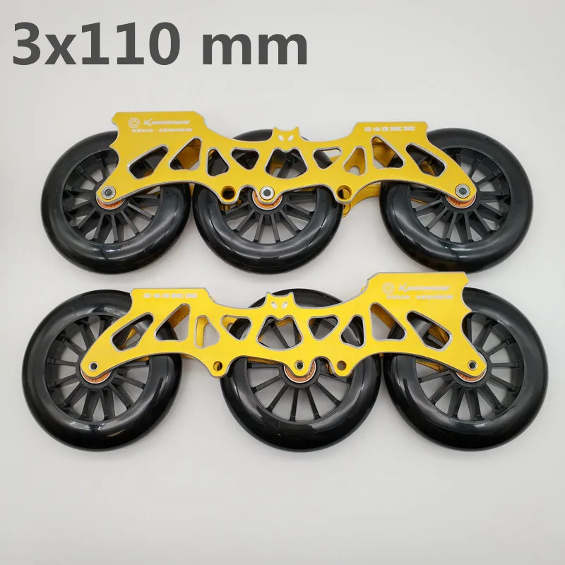 Бесплатная доставка рама роликовых коньков 243 мм летучей мыши рамки 4x80 3x110 2 в 1 том