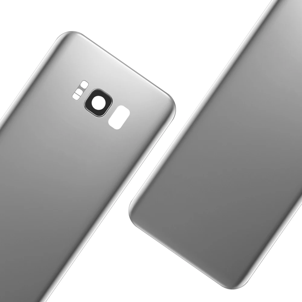 Для SAMSUNG Galaxy S8 G950F S8 Plus G955F Крышка батарейного отсека задняя дверь корпус чехол для SAMSUNG S8+ заднее стекло Корпус чехол Замена