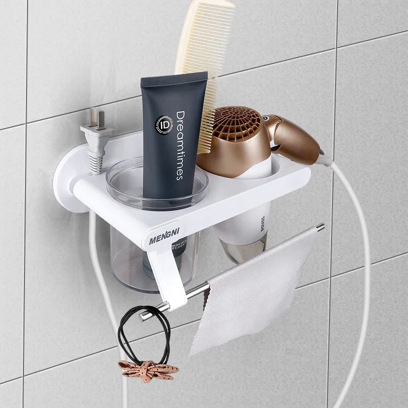 BAISPO многофункциональный фен держатель настенный органайзер для хранения ванной комнаты с полотенцем стойки товары для дома, ванной