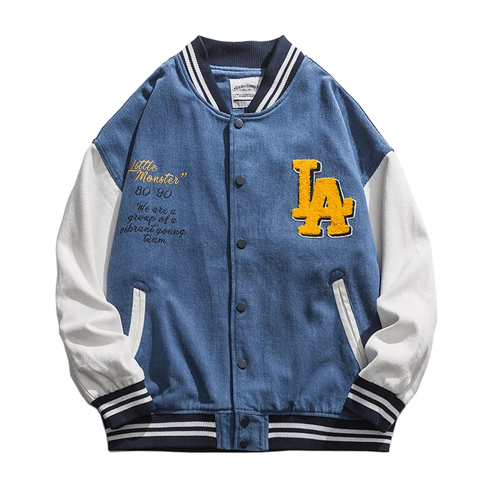 

2021 Baseball uniform jackets Men and Women trendy brand retro Harajuku Fashion Colleage Style Hip-hop casual couples jacket