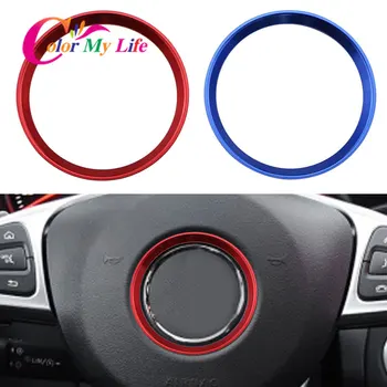 

Color My Life Car Steering Wheel Circle Ring Cover Trim Sticker for Mercedes Benz C180 C200 C220 C250 C300 C400 W205 2013 - 2018