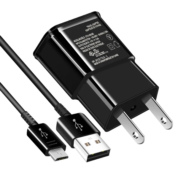 ЕС/США Быстрая зарядка QC 2,0 Micro USB телефонный кабель для зарядного устройства Быстрая зарядка настенное зарядное устройство для samsung Xiaomi Redmi Android микро кабель - Тип штекера: US and Cable Black