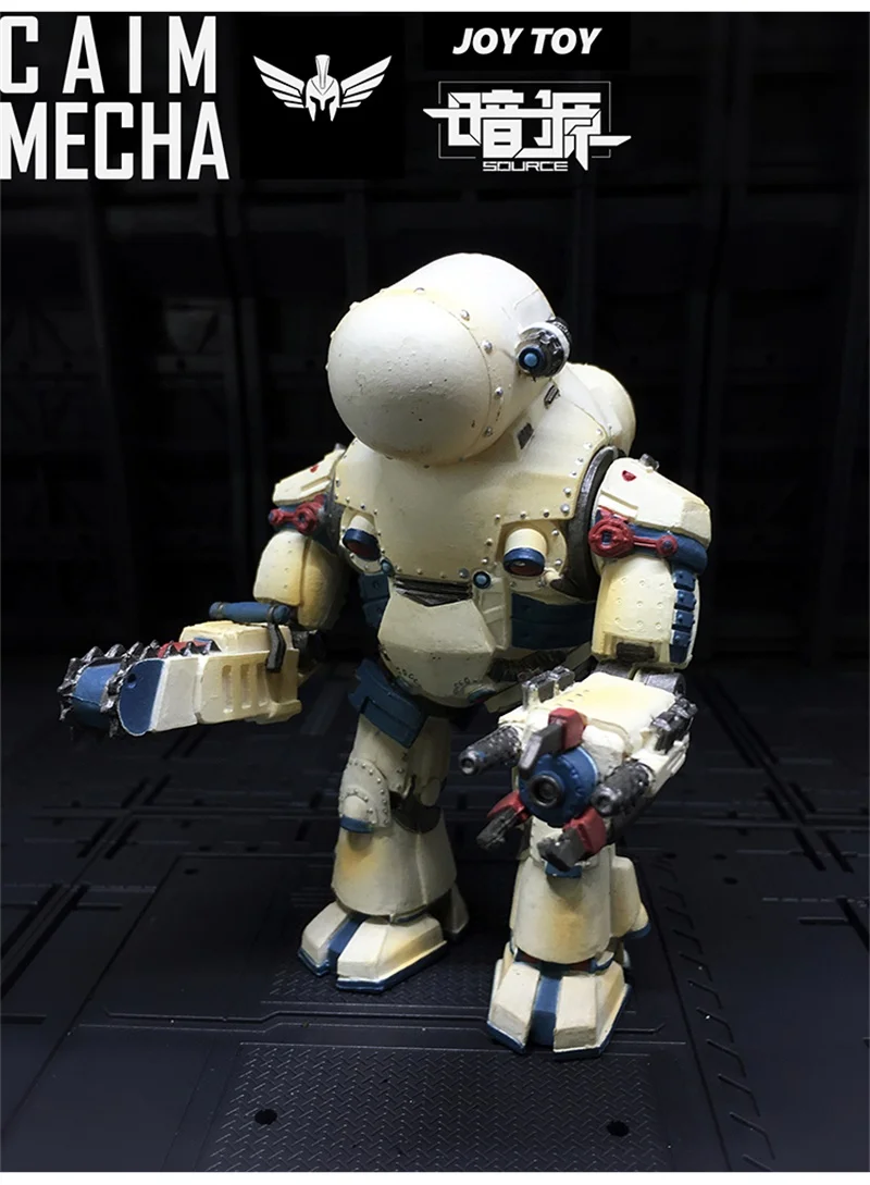 

JoyToy 1/27 Scale first Version Model Gain Mech Soldier Military Equipment Collection Deco Ornaments For Baby Birthday Party