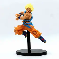 18 см японского аниме Dragon Ball ПВХ Фигурки игрушки Dragon Ball Z Goku Big bang kamehameha украшения модель игрушки для детей подарок