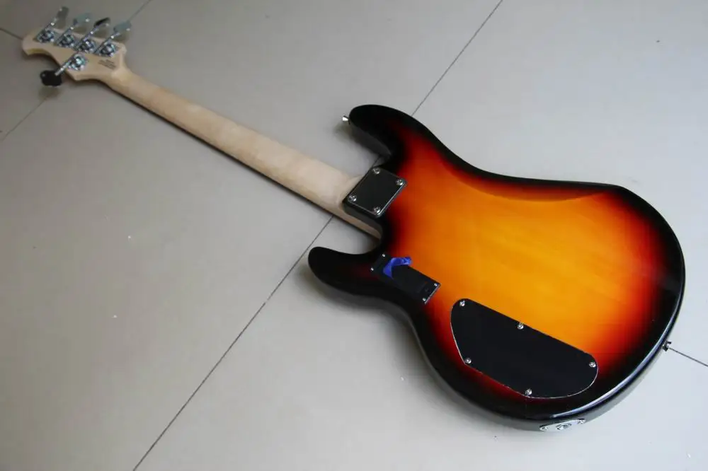 Новое поступление 5 струн электрический бас Ernie Ball музыка человек ската модель в Sunburst 120510