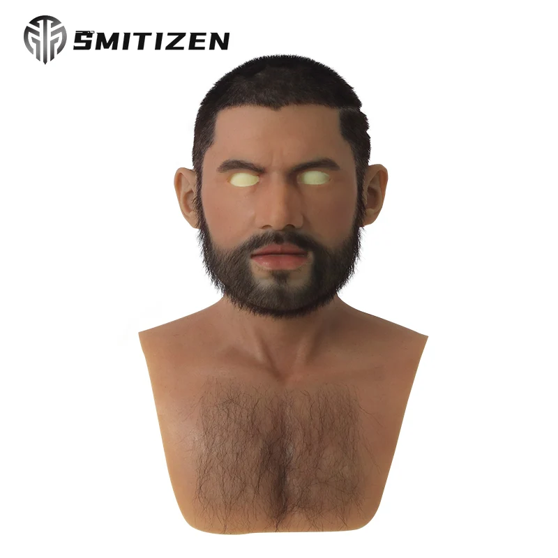 SMITIZEN Realistic Silicone Mask For Face Real Halloween Cosplay Party