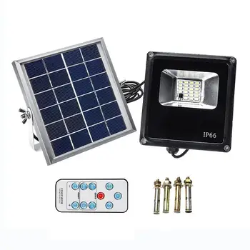 

New Waterproof 10W LED Solar Floodlights with Remote Control Timer Lighting Control Outdoor Lighting LED Spotlight Garden Lamp