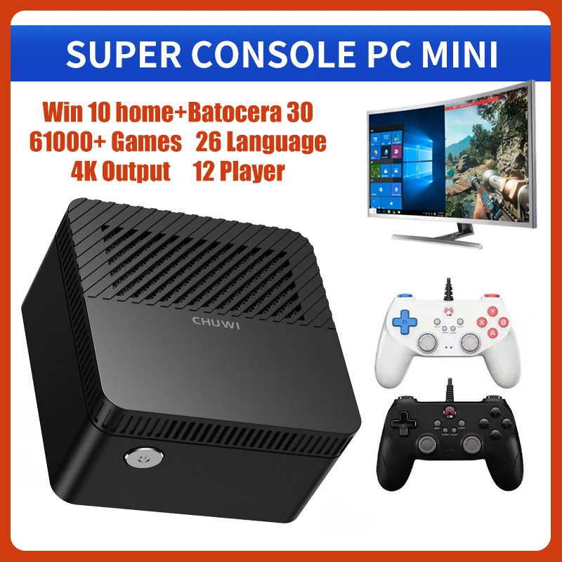 Super Console Pc Mini Beelink Classic Retro Video Game Console Built In Game For Ps2 Wii Dc N64 Mame Plug Play Game Player Video Game Consoles Aliexpress