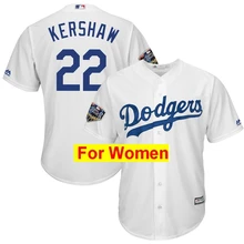 Женщины Джерси#22 Клейтон Кершоу 10 Джастин Тернер 35 Коди БЕЛЛИНГЕР 03 мир