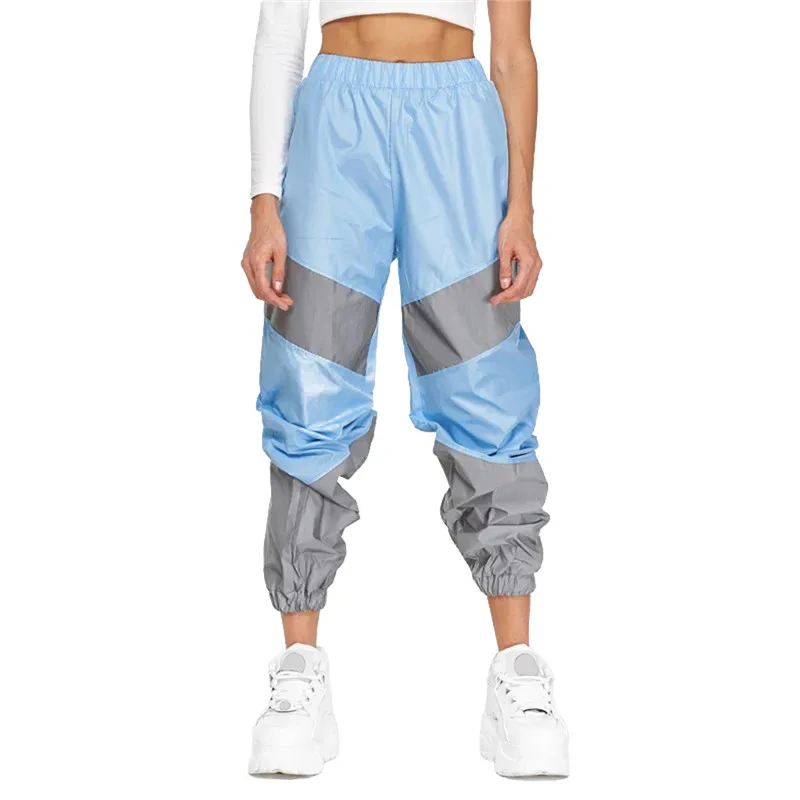 

Women Road Work High Visibility Overalls Casual Pocket Work Cycling Trouser Pants Lady's Reflective Training Sports Pants