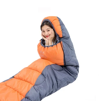 

Portable Waterproof Sleeping Bag With Compression Sack Camping Sleeping Bag Envelope Style Sleeping Bags For Outdoor Tourism