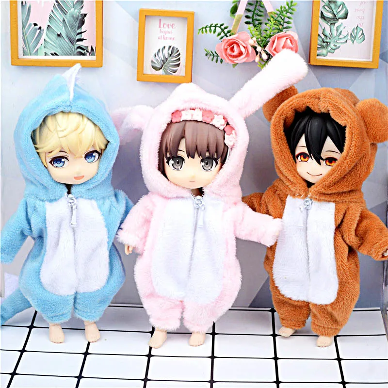 Nuovi Vestiti Svegli Della Bambola Del Mostro Animale Del Dinosauro Per Ob11,Obitsu 11, Sla, Gsc,1/12 Bjd Accessori Per Bambole Abbigliamento Bjd Vest