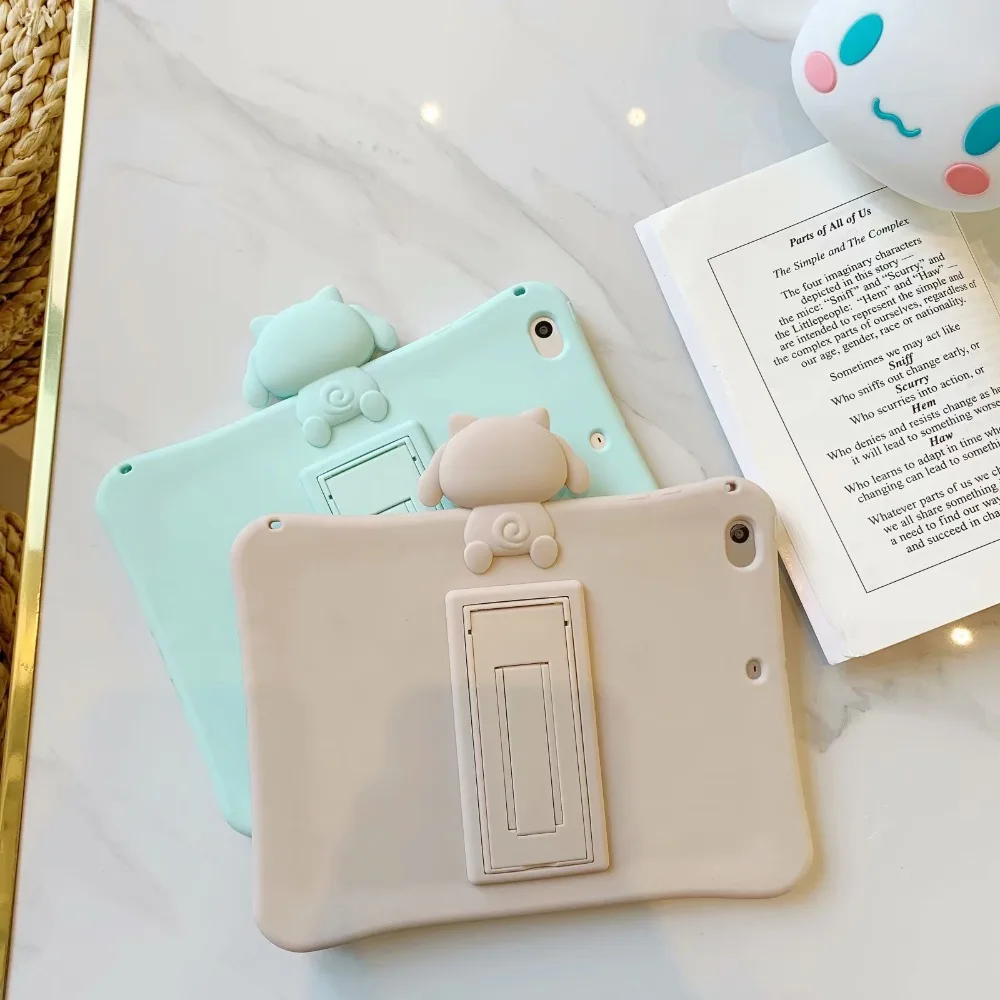 Чехол для планшета для Ipad 9,7, 9,7 дюймов, чехол-подставка для Ipad,, 9,7 дюймов, модный детский Мягкий силиконовый чехол с рисунком+ ручка