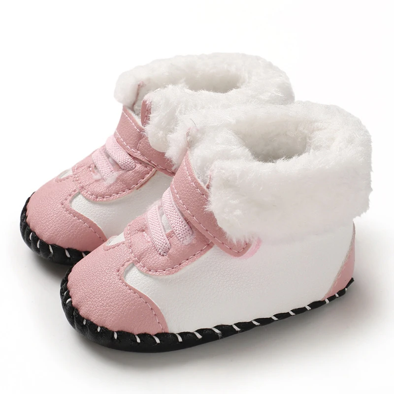 Детская обувь для малышей, маленьких девочек обувь для мальчиков обувь из искусственной кожи для девочек 0-18 месяцев Scarpe Bambina Buty Dziewczynka - Цвет: pink