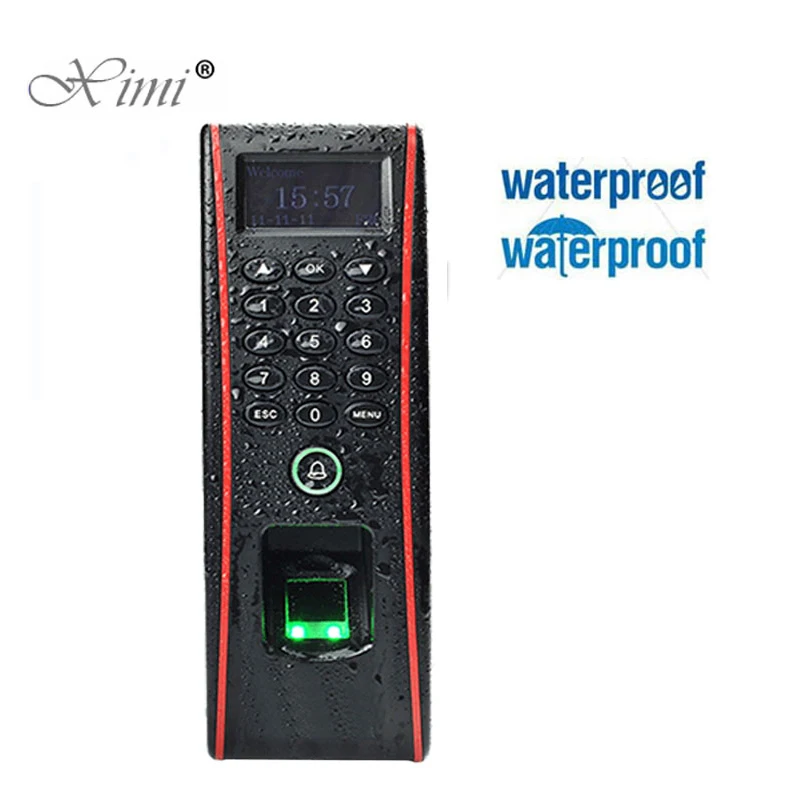 TF1700 IP65 Waterproof Biometric Fingerprint Access Control System 125KHZ RFID Card Access Controller With RJ45 Communication