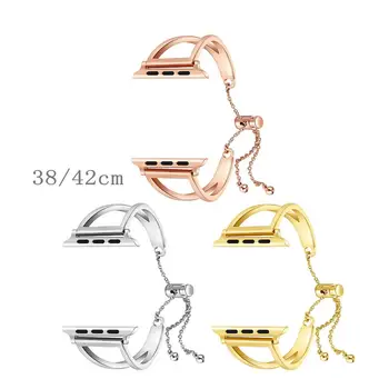 

Watchband Watch Metal Strap Cutout Chain Wrist Strap For Watch