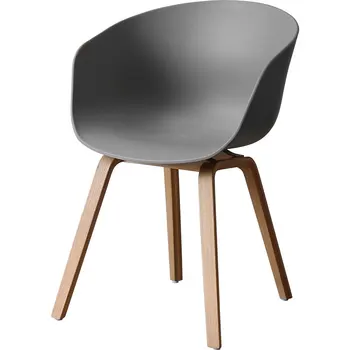 

Nordic simple modern Danish real wood creative armrest negotiating coffee chair dining computer desk backrest