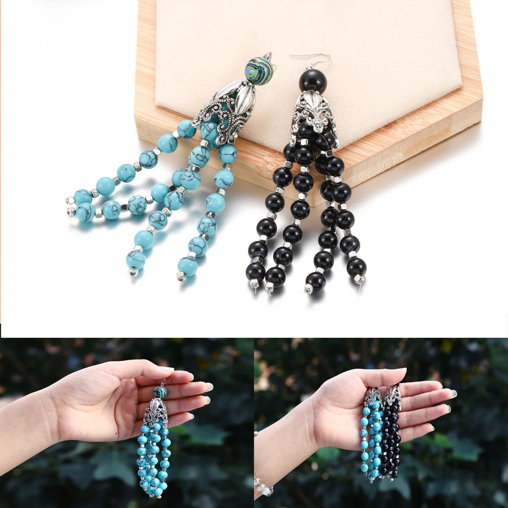 Flower Bead Caps Connectors 5