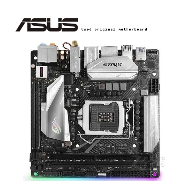 

For ASUS ROG STRIX Z370-I GAMING Original motherboard Socket LGA1151 DDR4 Z370 Desktop Motherboard
