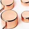 UPORS Rose Gold Measuring Cups and Spoons Set Teaspoon Wood Handle Copper Pink Kitchen Milk Coffee Cake Baking Measuring Spoon ► Photo 3/6