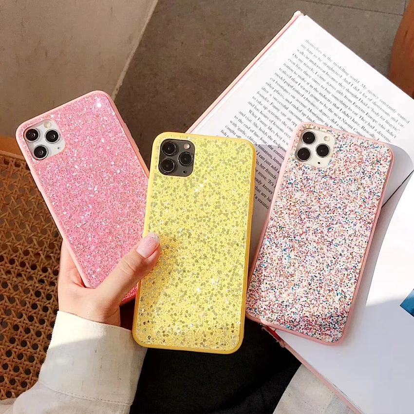 MIKE KLARKE MK.81 Phone Case For iPhone 11 Pro Max X XR XS Max 7 8 Plus SE 2020 Luxury Bling Glitter Shining Flash Powder Cases (2)