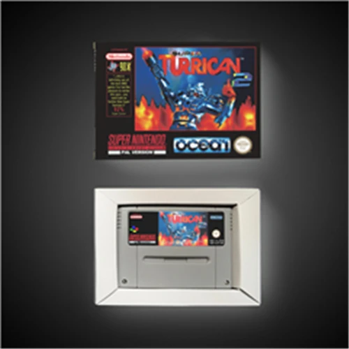 Карта действия для игры Super Turrican 2-Европейская версия с розничной коробкой |