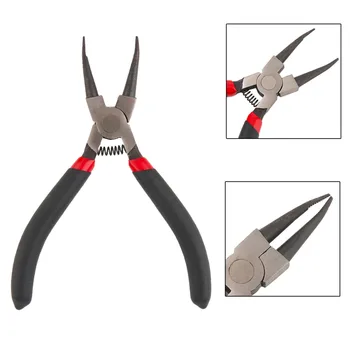 

2016 Top Sale 5" Internal Bent Needle Tip Nose Circlip Snap Ring Plier Cutter Tool