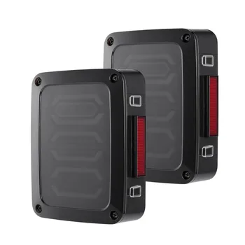 

12V LED Tail Lamp Assembly Reverse Brake Tail Lights for Jeep Wrangler 07-16 Durable ABS Housing Clear PMMA Lens Super Bright